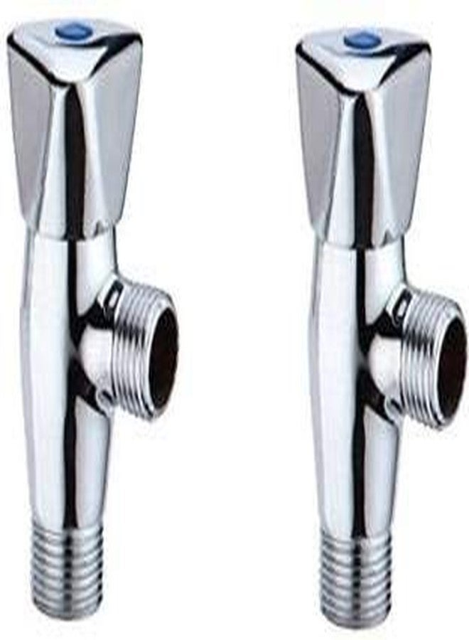 Jaquar Brass Angle Valve (15 mm, Silver) -Set of 2